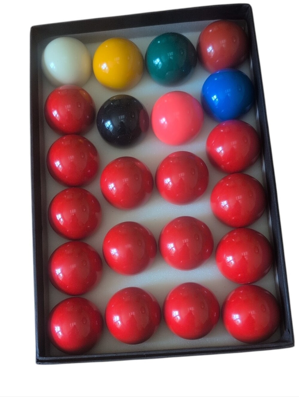 Snooker Ball Set 22 Balls Red Colored Cue Ball Billiard Replacement Game Set
